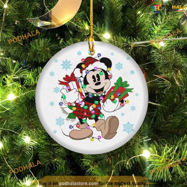 Personalized 2023 Mickey Christmas Ornament, Disneyland Christmas Ornaments