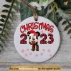 Personalized 2023 Mickey Disney Ornament, Disney Christmas Tree Ornaments