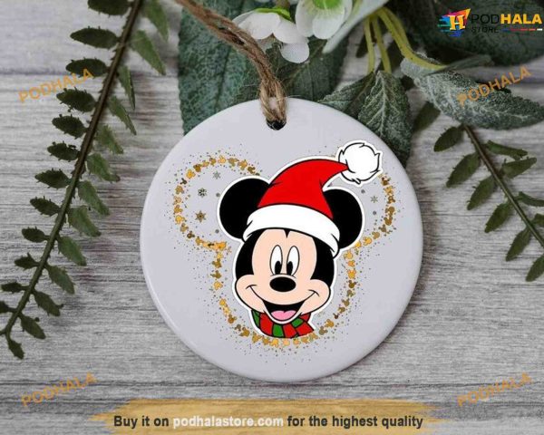 Personalized 2023 Mickey Disney Ornament, Disneyland Christmas Ornaments