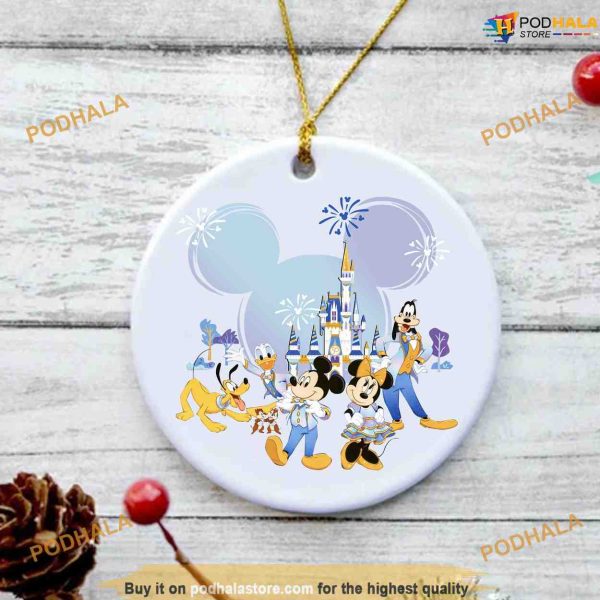 Personalized 2023 Mickey & Minnie Ceramic, Vintage Disney Ornaments