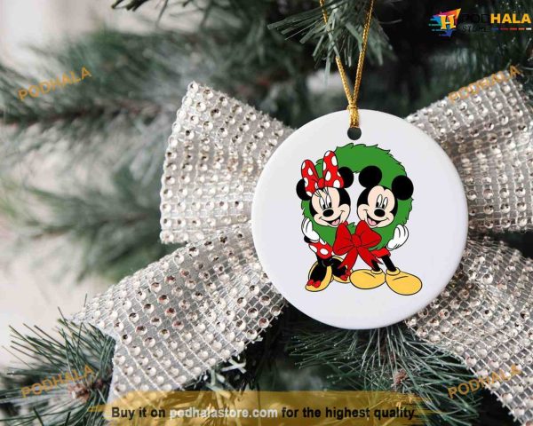 Personalized 2023 Mickey & Minnie Family, Disney Xmas Decorations