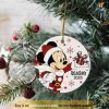 Personalized 2023 Mickey Mouse Christmas Ornament, Disney Mickey Ornament