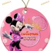 Personalized 2023 Minnie Mouse Christmas, Disneyland Ornaments
