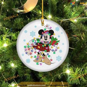 Personalized 2023 Minnie Mouse Christmas Ornament, Disney Christmas Ornaments
