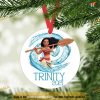 Personalized 2023 Moana Ornament, Disney Christmas Tree Ornaments.