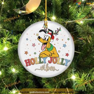 Personalized 2023 Pluto Christmas Ornament, Mickey Mouse Ornaments
