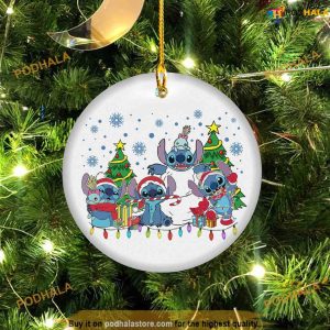 Personalized 2023 Stitch Christmas Ornament, Disneyland Christmas Ornaments