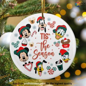 Personalized 2023 Tis The Season Ornament, Disneyland Christmas Ornaments