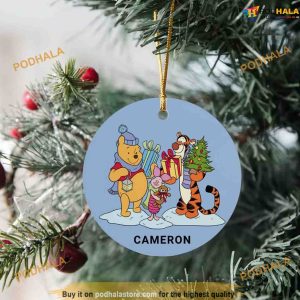 Personalized 2023 Winnie The Pooh First Baby Ornament, Disneyland Christmas Ornaments