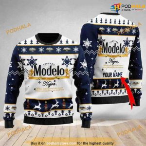 Personalized 3D Modelo Beer Funny Xmas Sweater