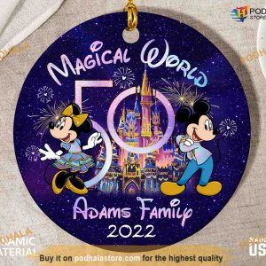 Personalized 50th Anniversary Disney Ornament, Mickey & Minnie Ornaments