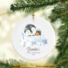 Personalized Baby Boy First Christmas Penguin, Baby's First Christmas Ornament