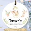 Personalized Baby First Christmas Ornament, Baby's First Christmas Ornament