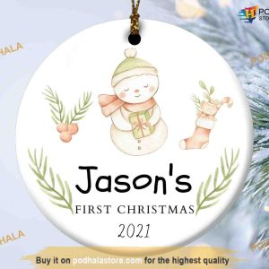 Personalized Baby First Christmas Ornament, Baby's First Christmas Ornament
