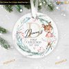 Personalized Baby's 1st Christmas Ceramic Decoration