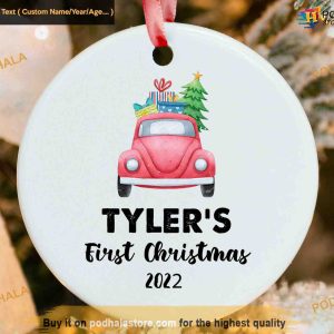 Personalized Baby's 1st Christmas Ornaments, First Christmas Ornament Celebrations