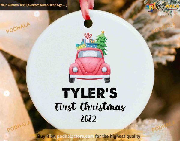 Personalized Baby’s 1st Christmas Ornaments, First Christmas Ornament Celebrations