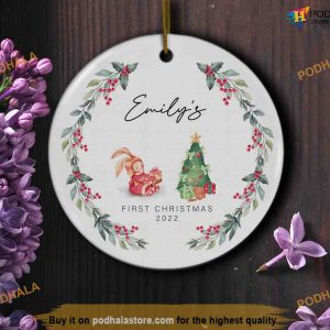 Personalized Baby's First Christmas Memory, Custom Keepsake