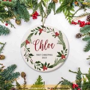 Personalized Baby's First Christmas Ornament, JJZ Keepsake