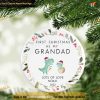 Personalized Baby's First Keepsake Bauble, Ceramic Christmas Ornament Decor