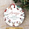 Personalized Baby's First Xmas Keepsake, Custom Family Ornament