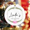 Personalized Baby's First Xmas Ornament, 2023 Keepsake