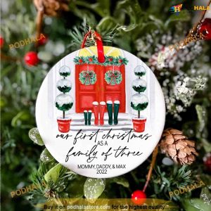 Personalized Baby's First Xmas Ornament, Celebrate New Beginnings