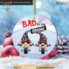 Personalized Bad to the Gnome Biker Ornament, Friends Christmas Ornaments