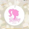 Personalized Barbie Doll Name Ornament, Family Christmas Ornaments