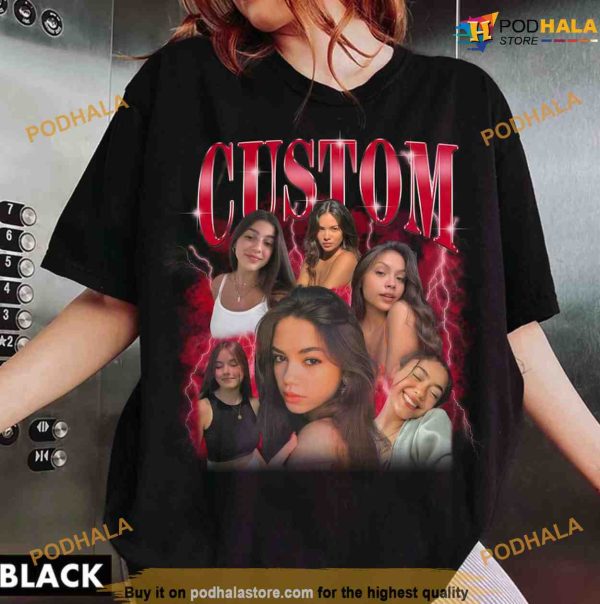 Personalized Bootleg Rap Custom Photos Shirt, Custom Bootleg Rap Tee