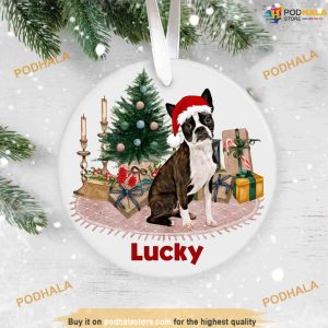 Personalized Boston Terrier Christmas Special, Dog Lover's Memorial Ornament