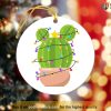Personalized Cactus Tree Ornament, Funny Christmas Decoration