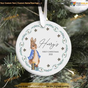 Personalized Christmas Ornament Engaged Ceramic Decor, Great Gift For Christmas Ornament