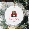 Personalized Couple Just Married Ornament, Family Christmas Ornaments