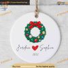 Personalized Couples Christmas Ornament, Funny Christmas Ornaments