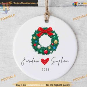 Personalized Couples Christmas Ornament, Funny Christmas Ornaments