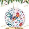 Personalized Cute Chicken Xmas Ornament, Funny Christmas Decoration