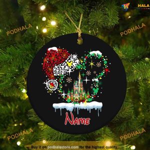 Personalized Disney Christmas 2023 Ornament, Mickey Mouse Ornaments