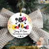 Personalized Disney Couple Ornament, Disneyland Christmas Ornaments