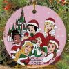 Personalized Disney Princess Ceramic Christmas Ornaments, Mickey Mouse Ornaments