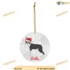 Personalized Dog Lover's Boston Terrier Christmas Ornament, Unique Memorial Gift