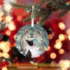 Personalized Dog Lover's Boston Terrier Ornament, Festive Christmas Memorial