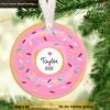 Personalized Donut Ornament, Family Tree Decoration
