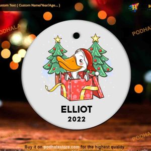 Personalized Duck Christmas Ornament, Friends Christmas Ornaments