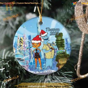 Personalized Elemental Christmas 2023 Ornament, Family Tree Decoration