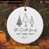 Personalized Family Christmas Ornament, Friends Christmas Ornaments