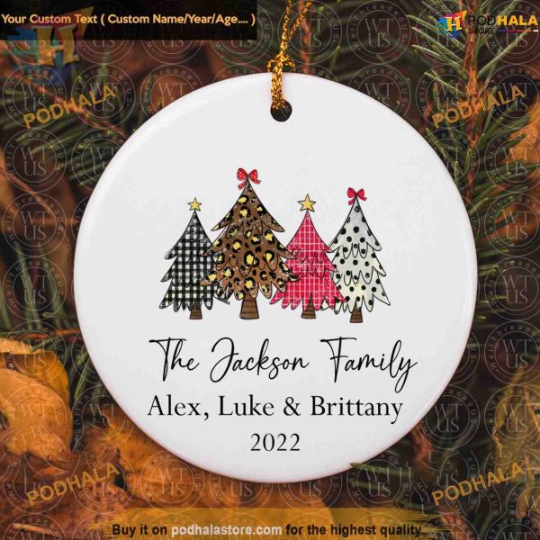 Personalized Family Christmas Ornament, Funny Christmas Ornaments