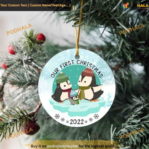 Personalized Family Christmas Ornament Keepsake 2023, First Christmas Ornament