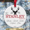 Personalized Family Name Christmas Ornament, Family Tree Decoration