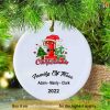 Personalized Family Of Three Custom Ornament, Family Christmas Ornaments